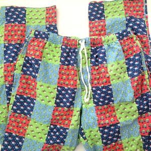 Vineyard Vines Med holiday patchwork cotton pajama bottoms